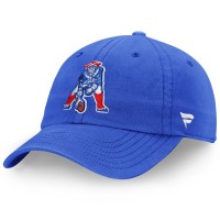 Men's New England Patriots NFL Pro Line by Fanatics Branded Royal Vintage Fundamental II Adjustable Hat 2855913